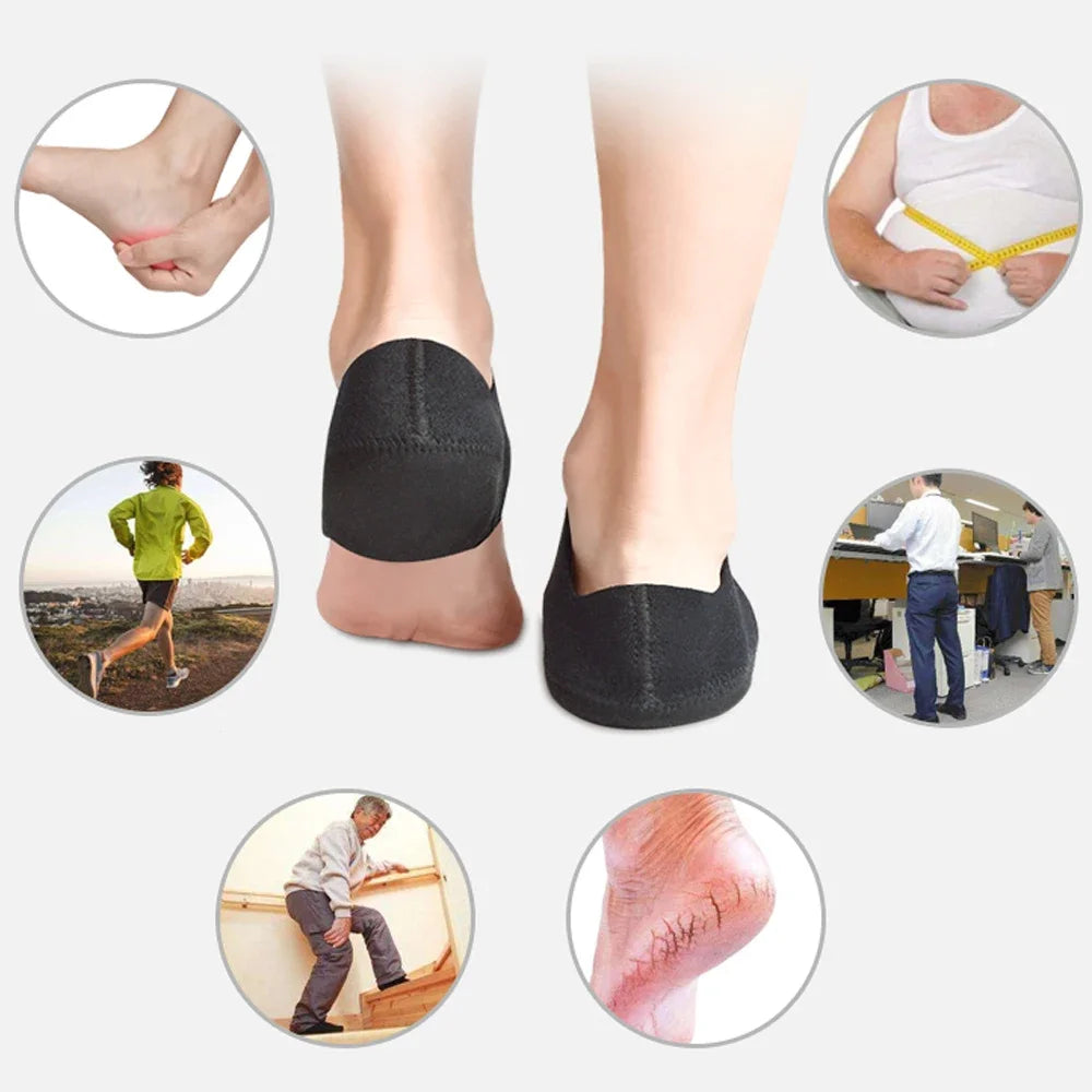 Plantar Fasciitis Heel Cups – Silicone Gel Support for Pain Relief