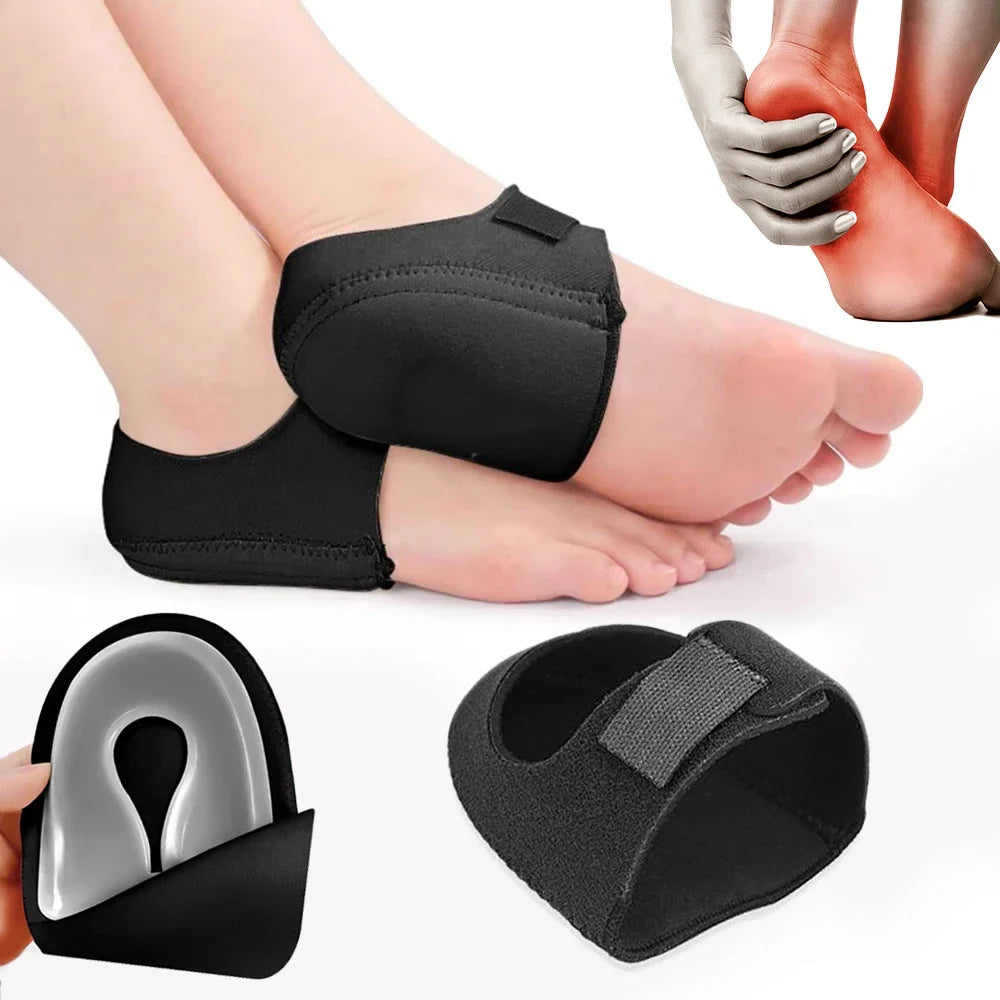 Plantar Fasciitis Heel Cups – Silicone Gel Support for Pain Relief
